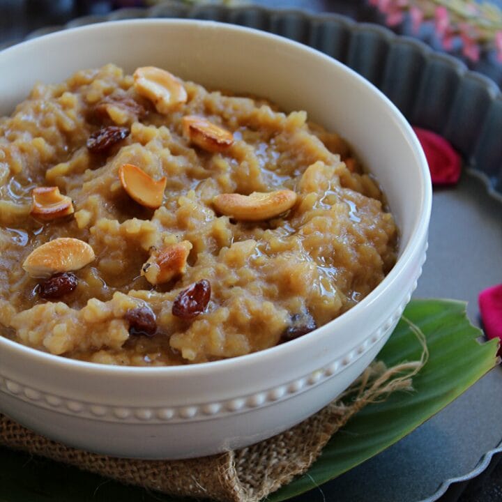 Easy Instant Pot Sweet Pongal - Madhu's Everyday Indian