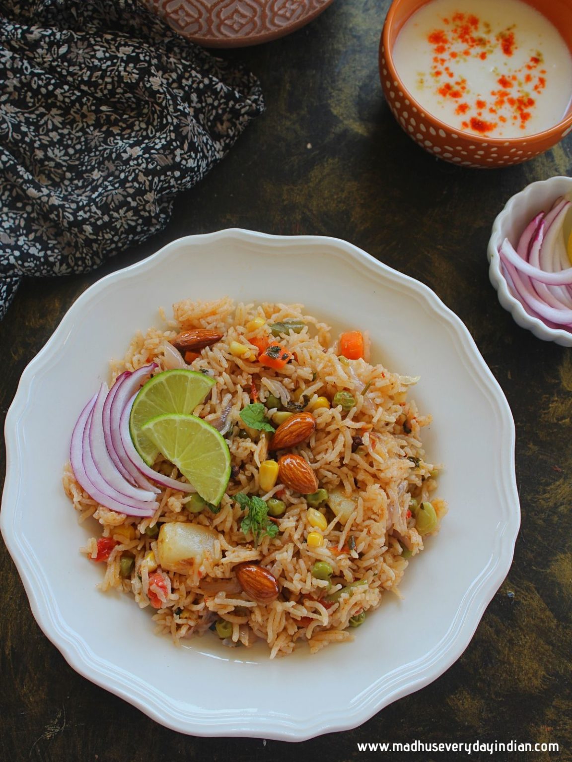 Instant Pot Vegetable Pulao - Madhu's Everyday Indian