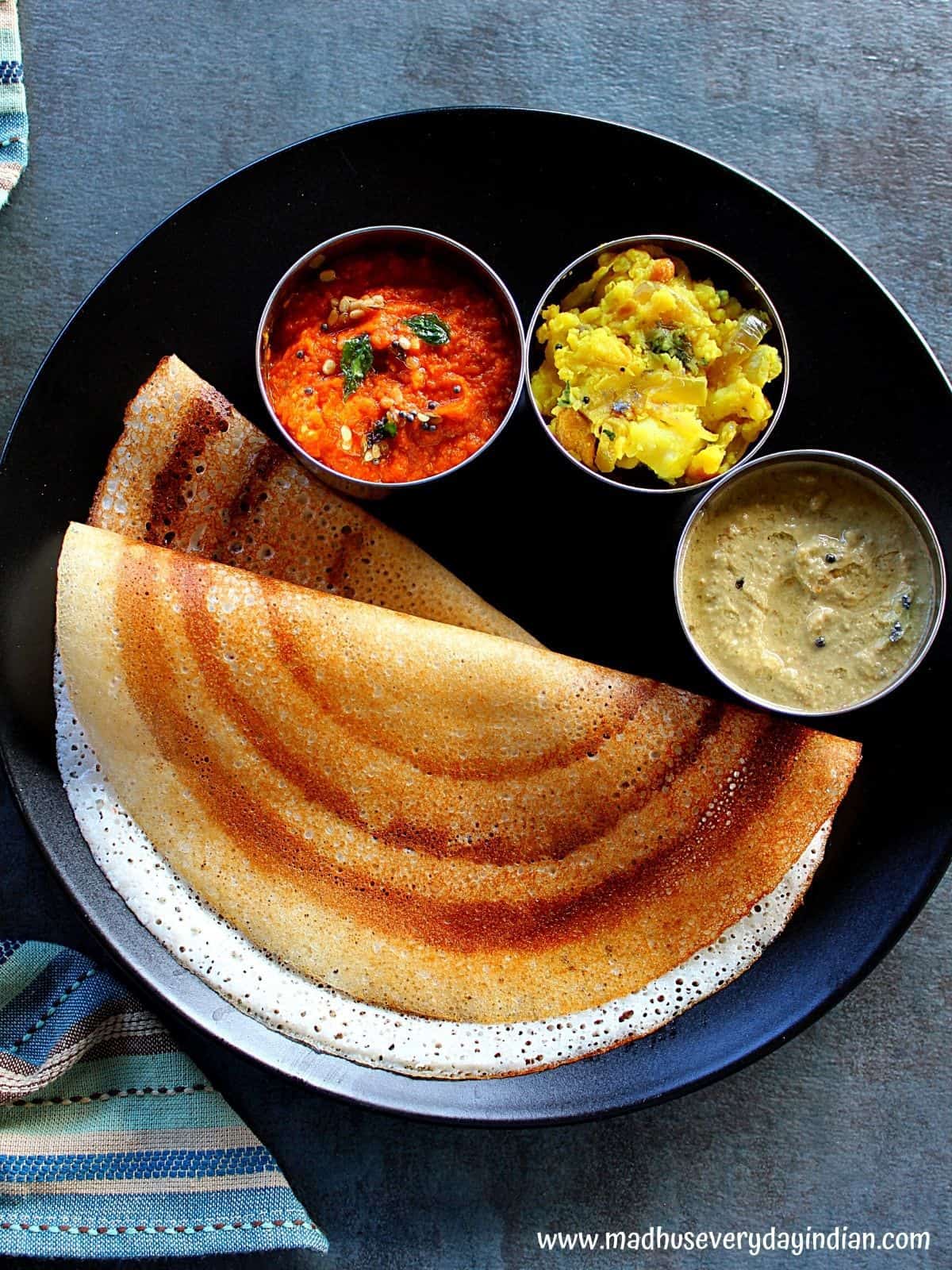 Easy Dosa Recipe with Rice Flour - Madhu's Everyday Indian