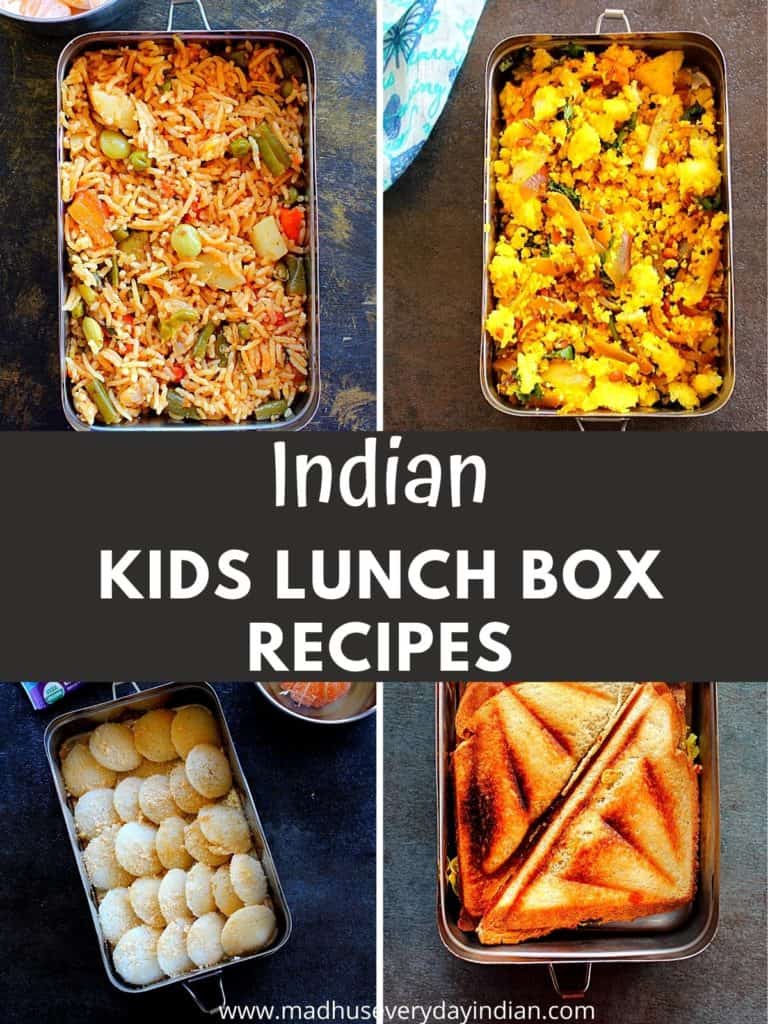 10 Lunch Box Recipes For Kids Vol 2, Indian Lunch Box Recipes