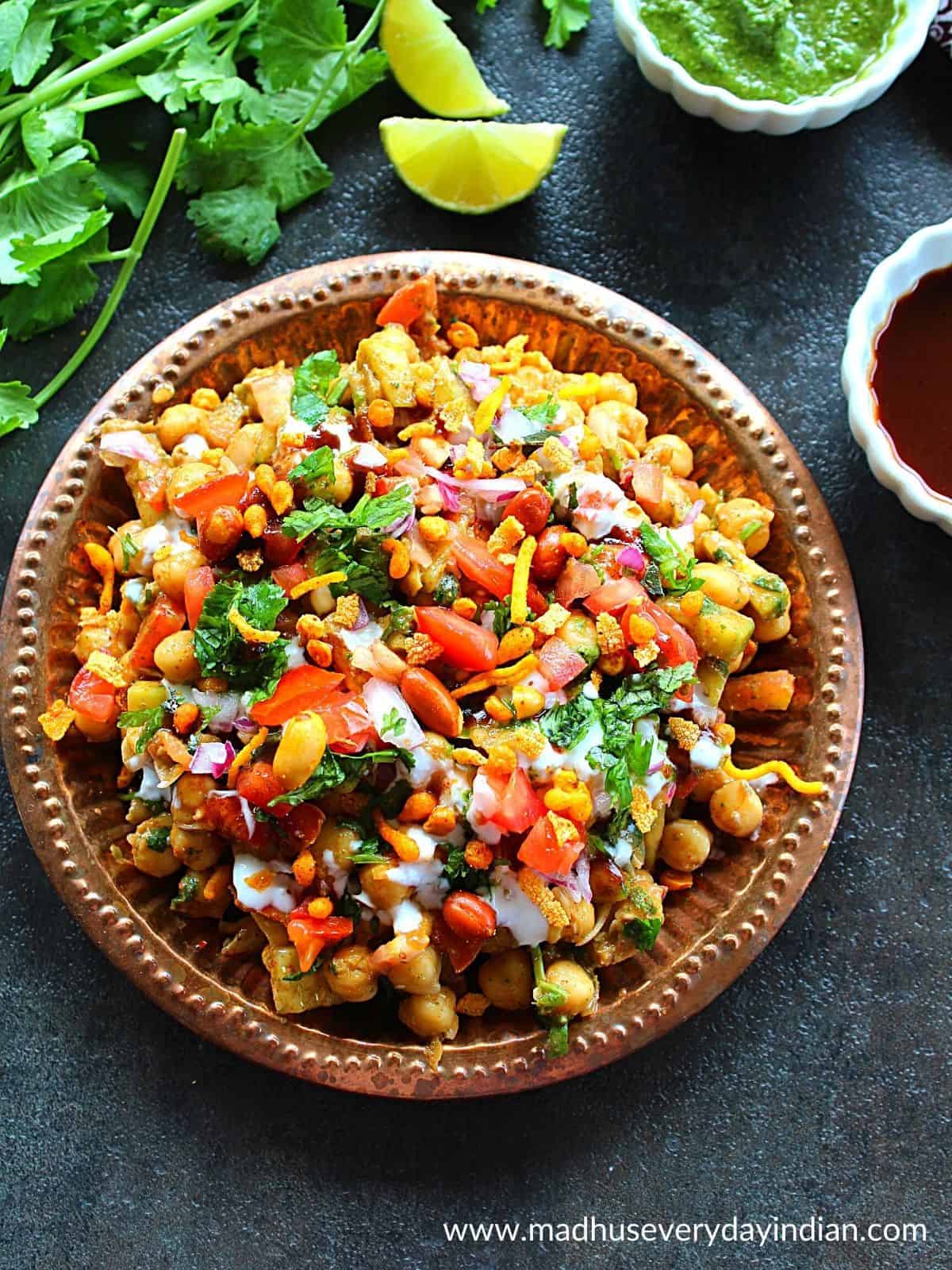 Chana Chaat | Chickpea Chaat - Madhu's Everyday Indian