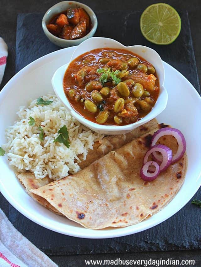 Instant Pot Edamame Curry (Vegan) - Madhu's Everyday Indian