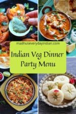 indian dinner party menu planner