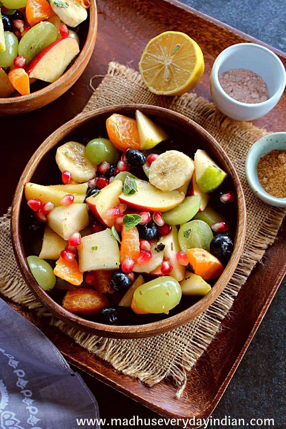 Fruit Chaat | Indian Fruit Salad - Madhu's Everyday Indian