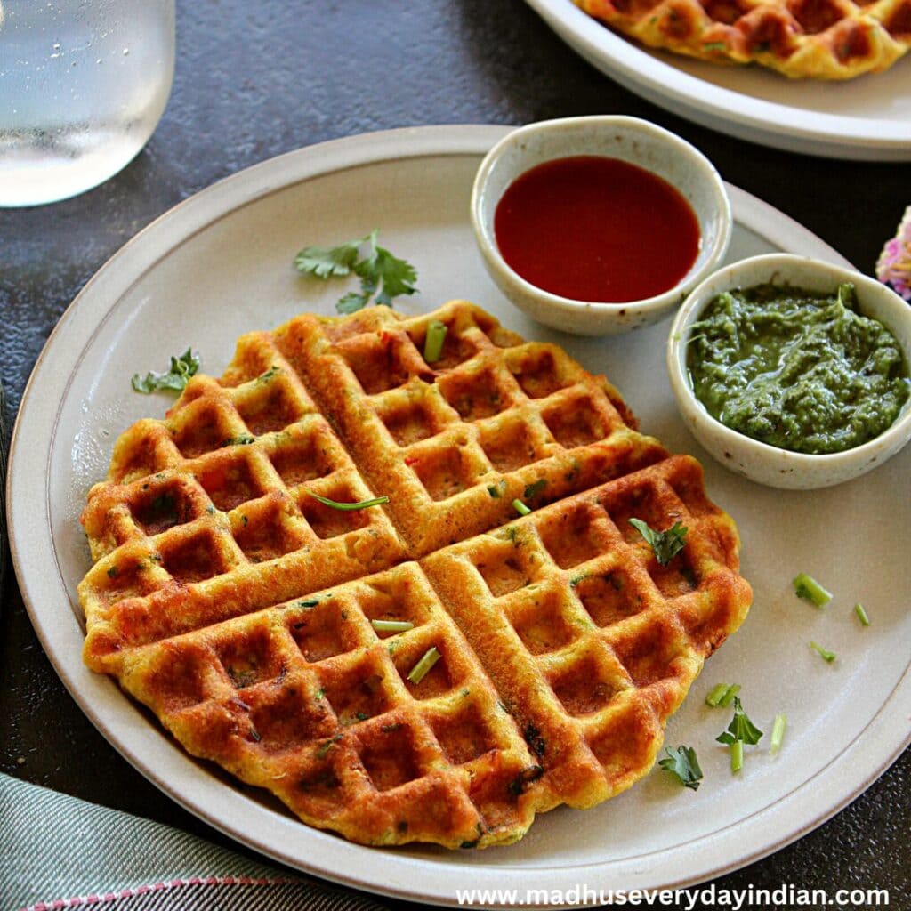 8 Savory Indian Waffle Recipes - Madhu's Everyday Indian